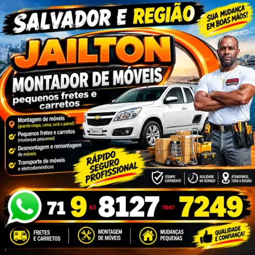 CARRETO + SERVIÇOS DE MONTAGEM
