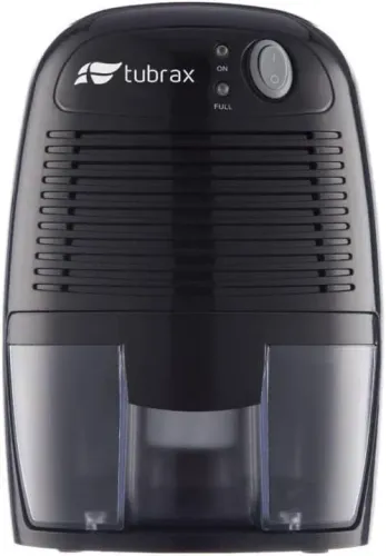Mini Desumidificador Elétrico Preto Bivolt 127-220v Antimofo 500ml Tubrax