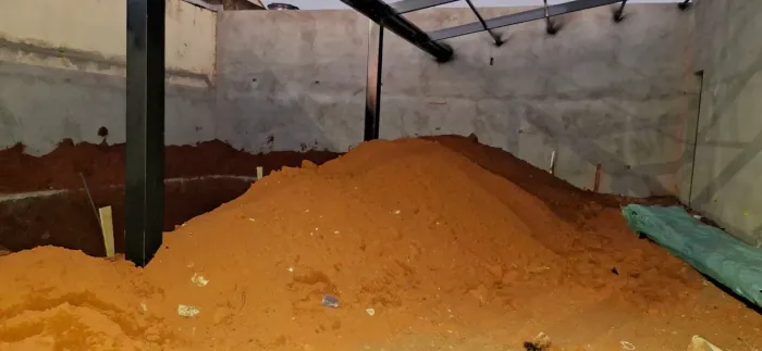 Doa se 5 metros de terra vermelha limpa sem pedras