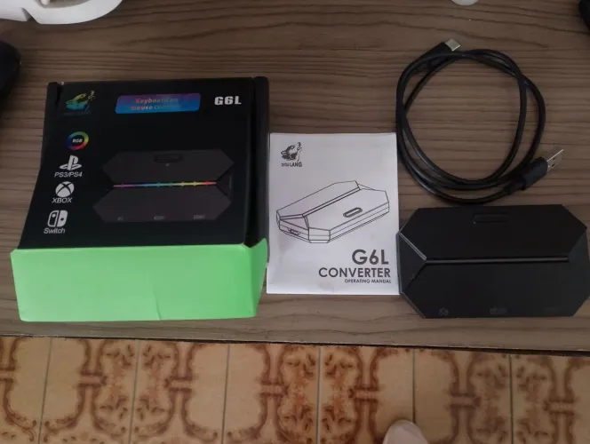 Adaptador teclado e mouse para vídeo game 