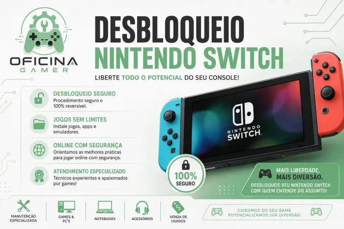 Libere todo o potencial do seu Nintendo Switch