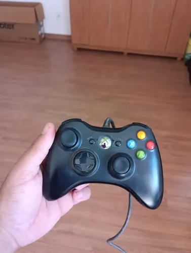 ? Controle Original Xbox 360 com Fio - Funcionando Perfeitamente
