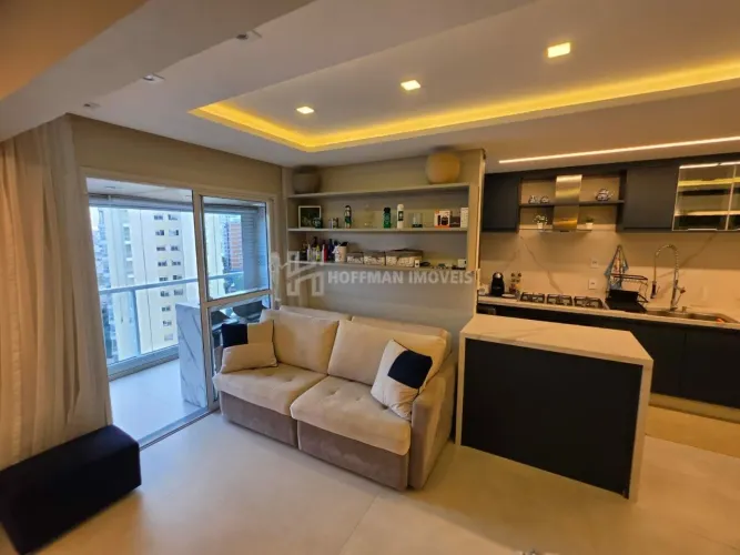 Apartamento com varanda gourmet à venda, 02 dormitórios e 02 vagas no Bairro Olímpico