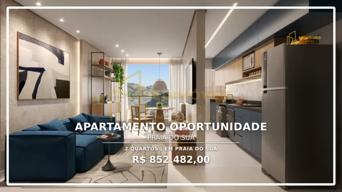 Sensacional: Apartamento de 2 Quartos na Praia do Suá com Infraestrutura Completa