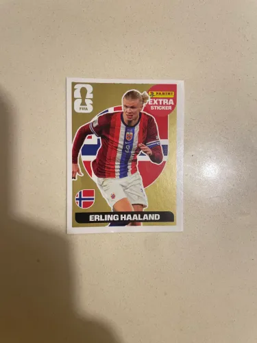 Erling Haaland Extra Sticker Gold 2026
