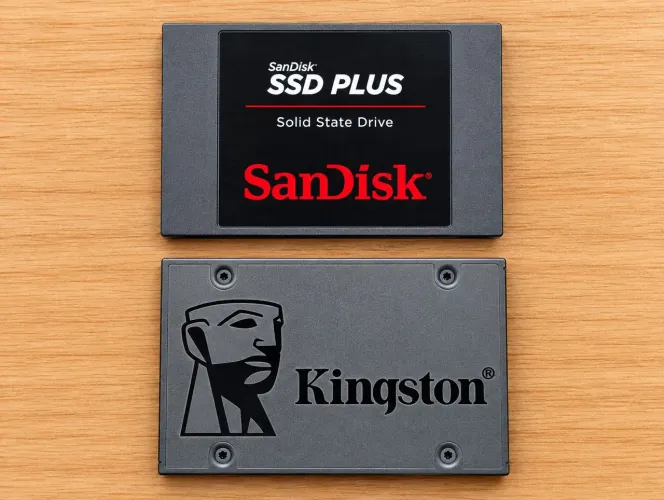SSD KINGSTON 120GB + SSD SANDISK 120GB