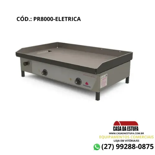 Chapa Bifeteira Elétrica PR-800 E Style Progás - 220V