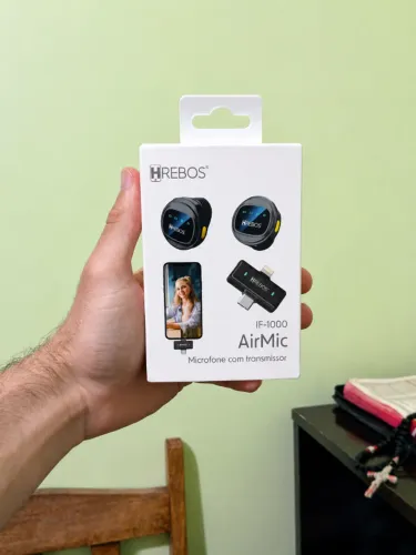 Microfone de lapela