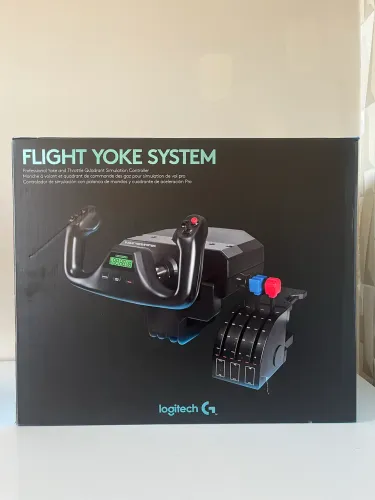 Manche Joystick Saitek Pro Flight novo 