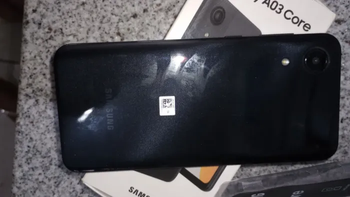 Vendo celular Samsung A03core 32giga dois anos de uso em perfeito estado com nota perfeito