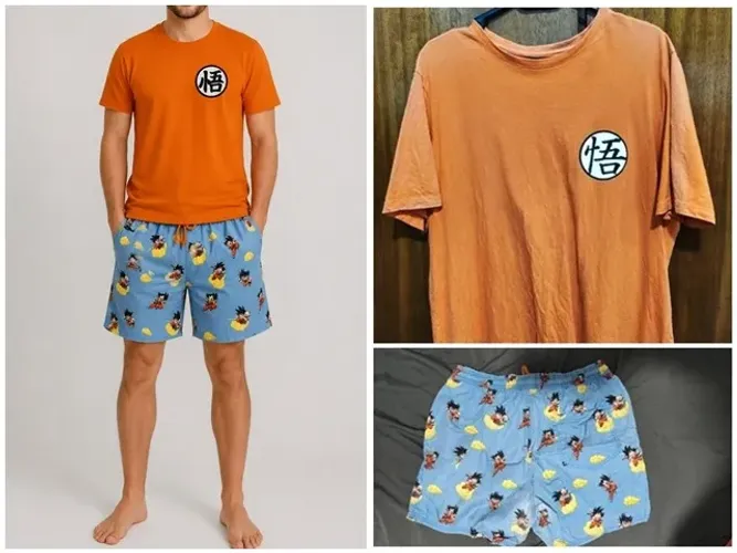 Conjunto Dragon Ball (Bermuda + Camiseta)
