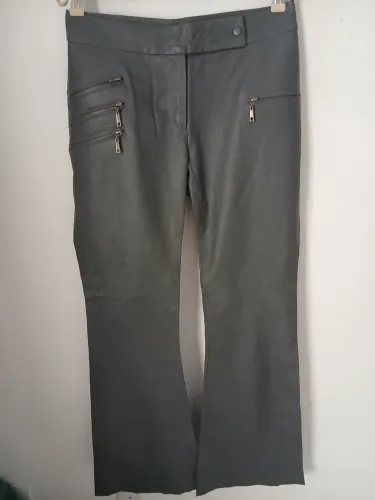 CALÇA FLAIR A.BRAND 100% COURO LEGÍTIMO PREMIUM N38