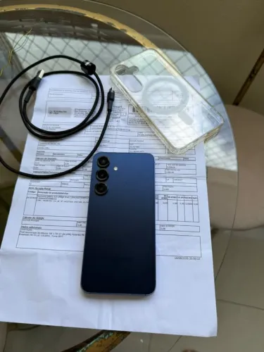 Galaxy S25 256gb com Nota fiscal e Cabo Baseus