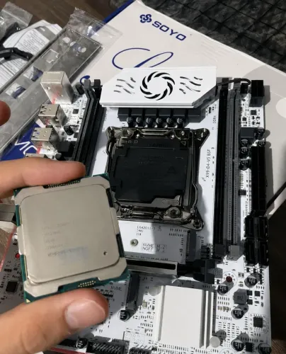Placa Mãe Intel Xeon X99 Soyo D4 + Xeon 2690v4 + Air Cooler