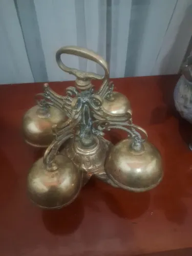 Carrilhão 4 sinetas em bronze 