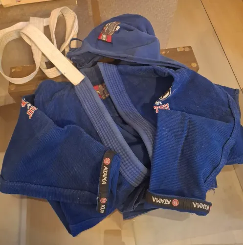 Kimono Jiu-Jitsu Atama Azul (Tamanho A1)