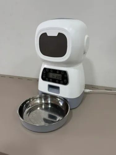 Alimentador comedouro automático para cães e gatos programável 