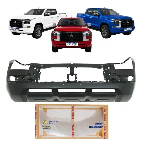 Parachoque Dianteiro Mitsubishi Triton Hpe Hpe-s 2026 2027 Preto Liso