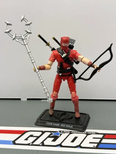 Gi Joe 25th Cobra Red Ninja v3 - 2008 - Comandos em ação