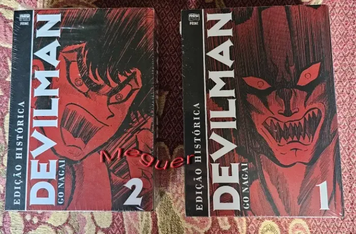 Devilman Edição Histórica Volume 1 e 2 Novo Lacrado Mangá Revista em Quadrinhos HQ NewPop