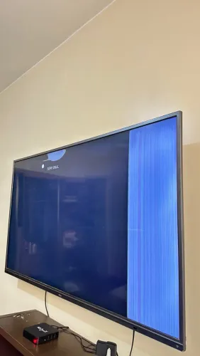 TV com defeito