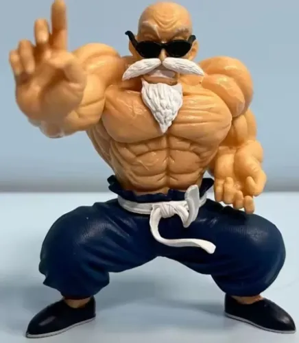 Action Figure (Estátua) Mestre Kame (Muten Roshi) Dragon Ball - Novo e Lacrado