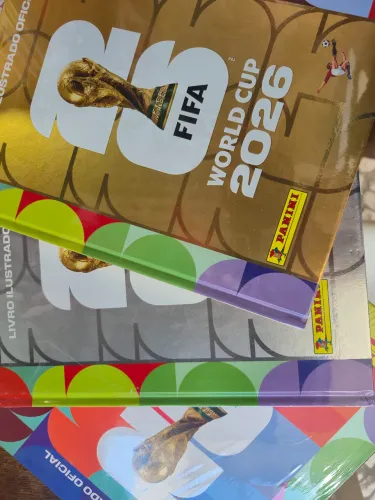 ÁLBUM CAPA DURA PANINI TODAS AS CORES DISPONÍVEIS 