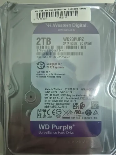 Combo 2 HDs PURPLE de 2TB