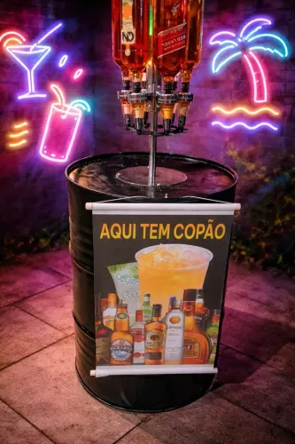 Latão com Dispenser