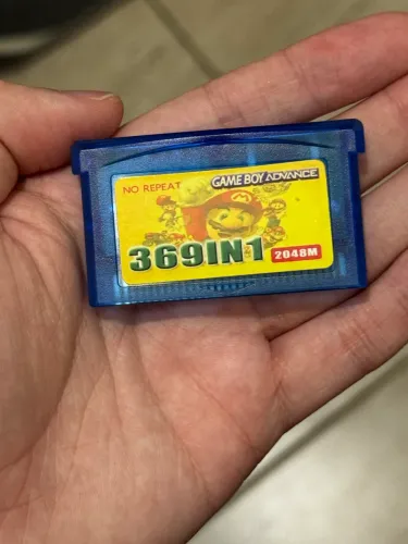 Cartucho multijogos gba / nds - 369in1