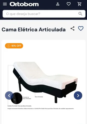 cama eletrica articulada