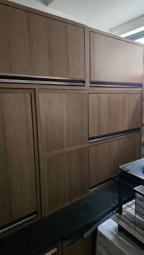 Armario aéreos e balcão cozinha