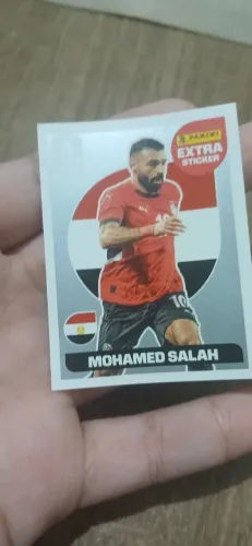 Figurinha prata do salah da Copa de 2026(aceito trocas)