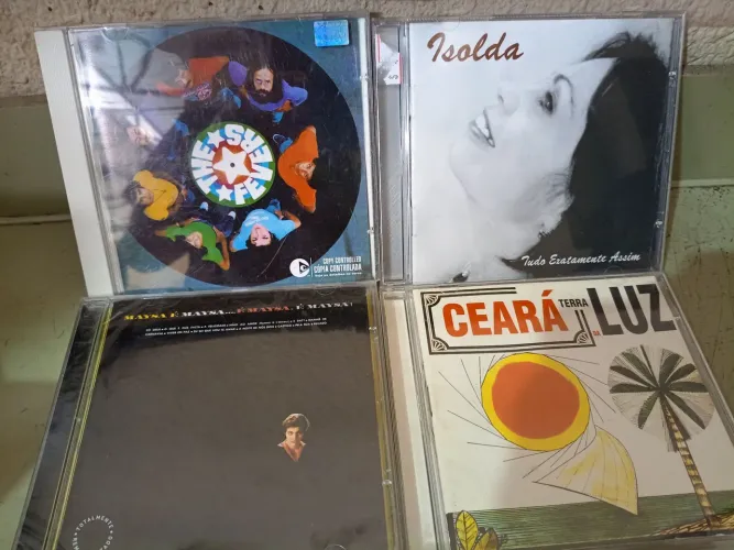 4 cds MPB muito novos