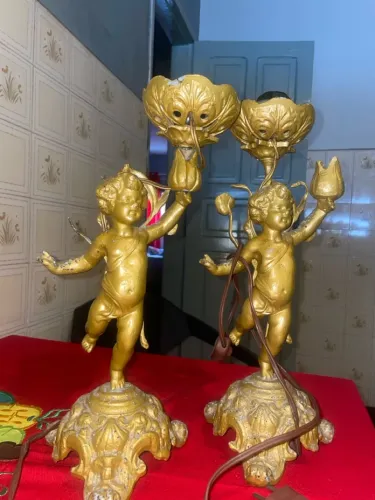 ? PAR DE LUMINÁRIAS VINTAGE - ESTILO CLÁSSICO ?