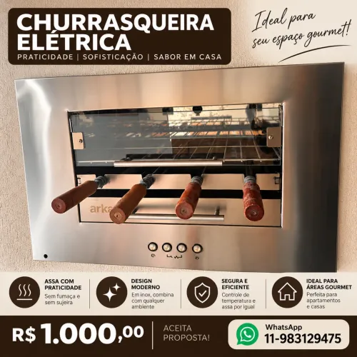 Churrasqueira elétrica