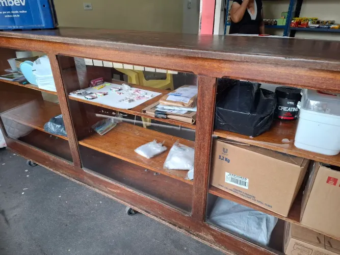 Balcão para mercadinho