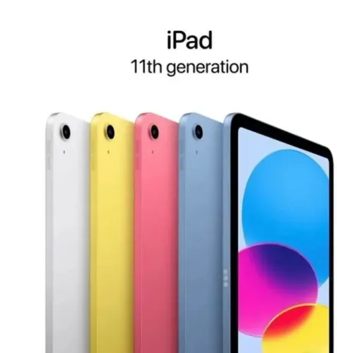 Tablet iPad 11th, prata, c/ 128GB e 6GB RAM, modelo Wi-Fi - Novo lacrado - cor rosa