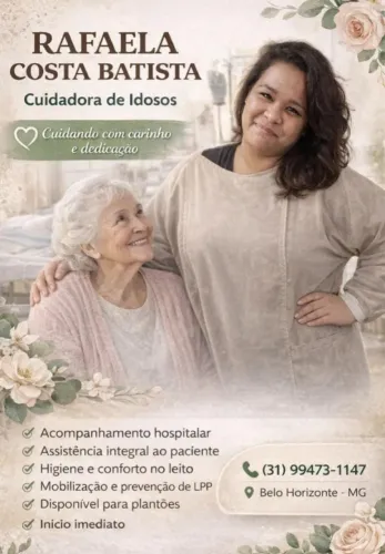 Cuidadora de idosos com experiencia.