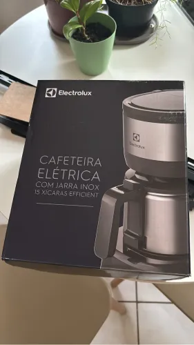 Cafeteira Eletrolux inox