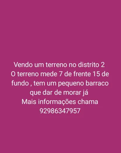 Vendo um terreno com uma pequena casa