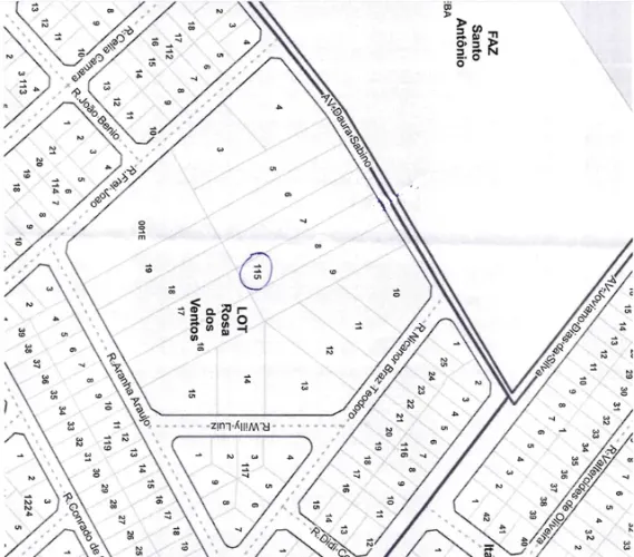 Lote mansão com área de 2.100,00m² - Rosa dos Ventos