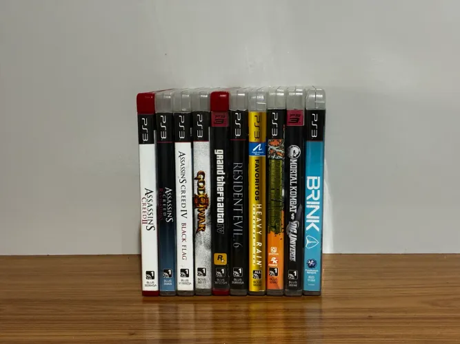 Lote jogos originais PlayStation 3