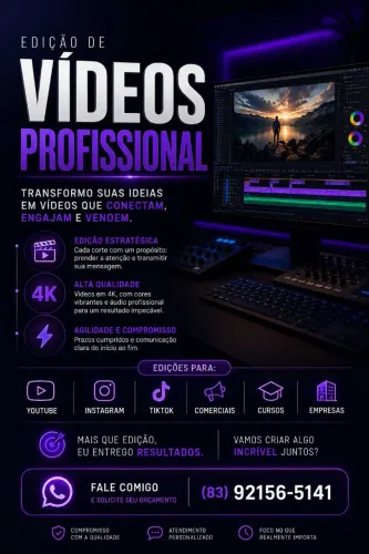Editor de vídeo profissional 