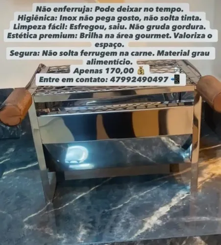 Churrasqueira inox