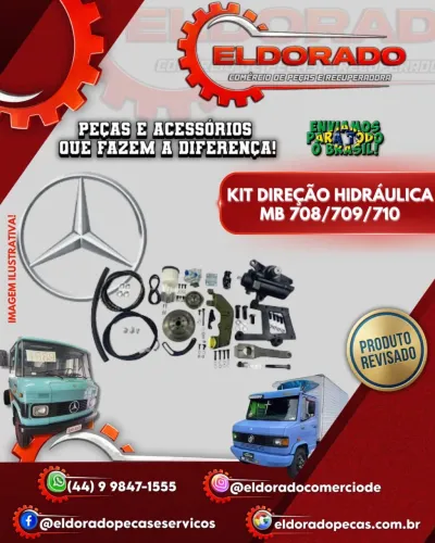 Kit direção hidráulica Mn 708/709/710