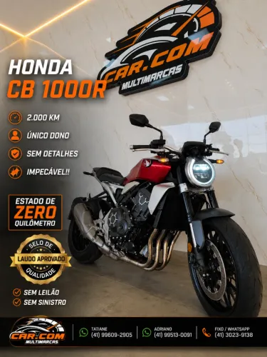 Honda CB 1000 R c/ ABS | 2000 Km Sem Detalhes!!!