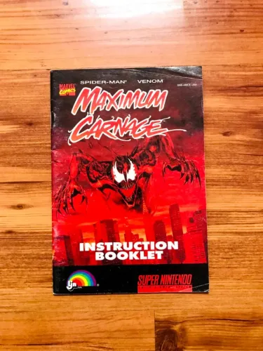 jogo Congos Caper + Manual Maximum Carnage