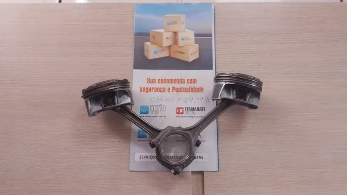 Piston com biela gm onix 1.0 3cil turbo original<br>Entrega Fácil.