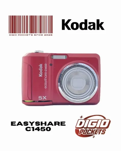 Kodak EasyShare C1450 14MP CCD 5x Zoom Vermelha Curadoria